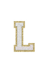 White Letter Fuzzy Patches FINAL SALE – Pink Lily